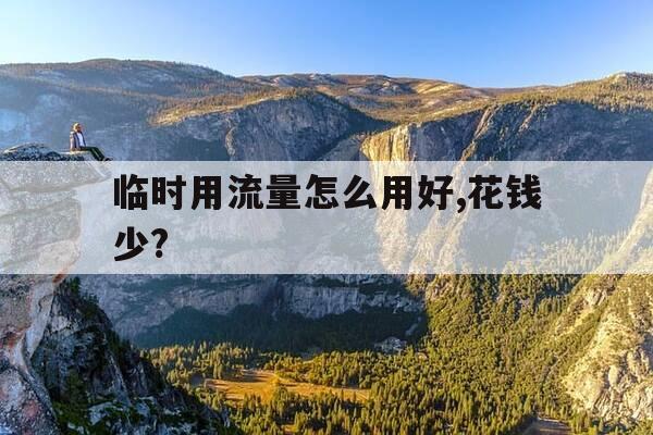临时用流量怎么用好,花钱少?-临时用流量怎么用好,花钱少了-第1张图片-优惠活动网
