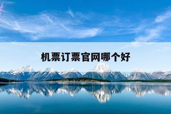 机票订票官网哪个好-机票官网是哪个app-第1张图片-优惠活动网