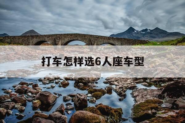打车怎样选6人座车型-打车如何选择6座车型-第1张图片-优惠活动网