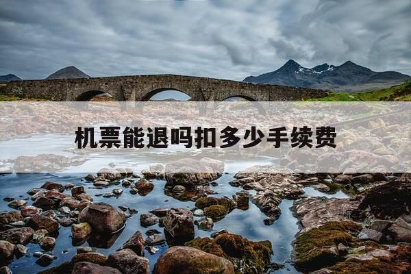 机票能退吗扣多少手续费-机票能不能退钱-第1张图片-优惠活动网