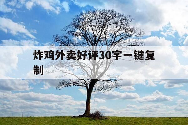 炸鸡外卖好评30字一键复制-美团外卖评价通用-第1张图片-优惠活动网 炸鸡外卖好评30字一键复制-美团外卖评价通用-第1张图片-优惠活动网