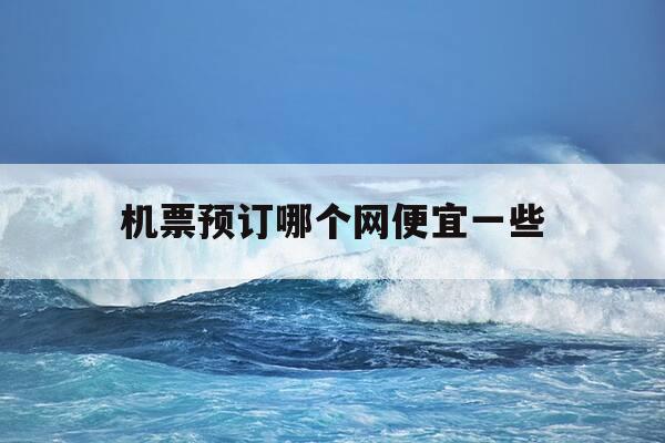 机票预订哪个网便宜一些-机票哪个平台订便宜一点-第1张图片-优惠活动网