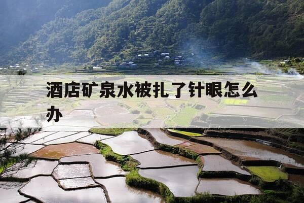 酒店矿泉水被扎了针眼怎么办-酒店的矿泉水能喝吗会感染病毒吗-第1张图片-优惠活动网 酒店矿泉水被扎了针眼怎么办-酒店的矿泉水能喝吗会感染病毒吗-第1张图片-优惠活动网