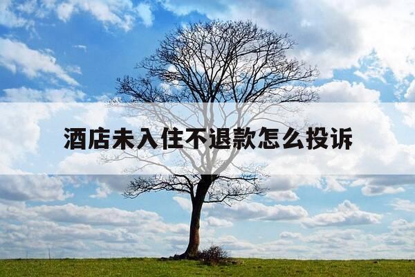 酒店未入住不退款怎么投诉-未入住酒店扣全款合法吗-第1张图片-优惠活动网