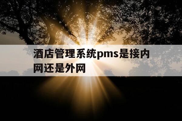酒店管理系统pms是接内网还是外网-酒店pms软件有哪些-第1张图片-优惠活动网 酒店管理系统pms是接内网还是外网-酒店pms软件有哪些-第1张图片-优惠活动网