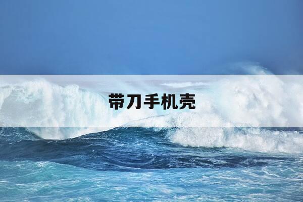 带刀手机壳-刀型手机壳-第1张图片-优惠活动网 带刀手机壳-刀型手机壳-第1张图片-优惠活动网