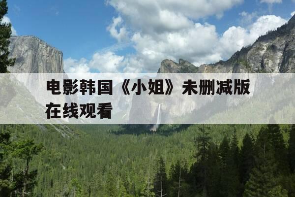 电影韩国《小姐》未删减版在线观看-小姐电影韩国电视剧在线观看-第1张图片-优惠活动网
