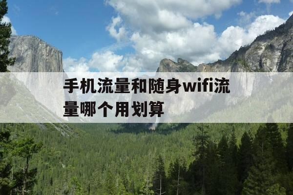 手机流量和随身wifi流量哪个用划算-手机流量和随身wifi流量哪个用划算些-第1张图片-优惠活动网