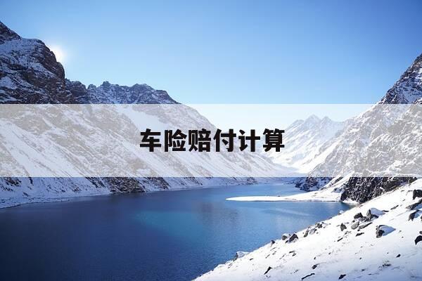 车险赔付计算-车险赔付计算书是谁给的-第1张图片-优惠活动网 车险赔付计算-车险赔付计算书是谁给的-第1张图片-优惠活动网