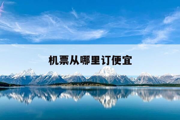 机票从哪里订便宜-机票哪里订便宜app-第1张图片-优惠活动网