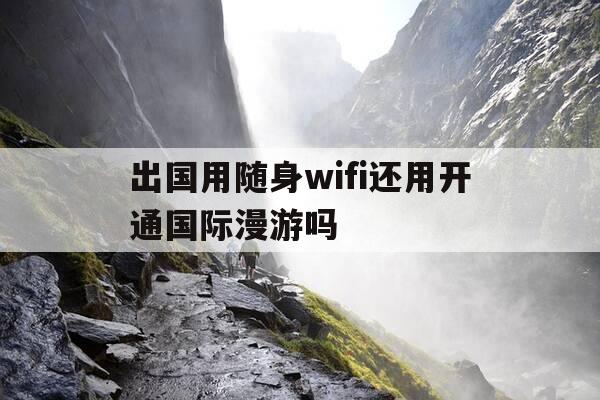 出国用随身wifi还用开通国际漫游吗-出国wifi还是手机卡-第1张图片-优惠活动网