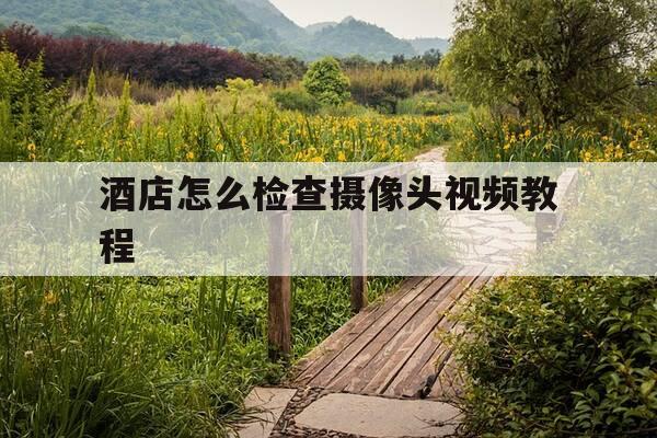 酒店怎么检查摄像头视频教程-酒店怎样检查摄像头-第1张图片-优惠活动网