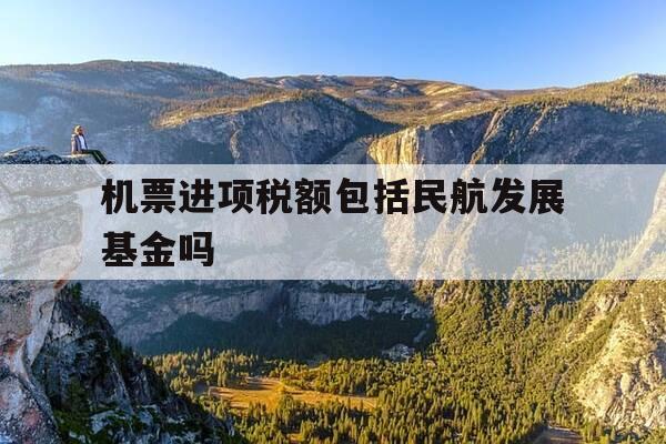 机票进项税额包括民航发展基金吗-机票的进项税怎么算-第1张图片-优惠活动网
