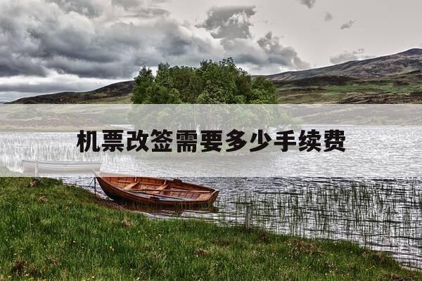 机票改签需要多少手续费-去机场改签需要手续费吗-第1张图片-优惠活动网