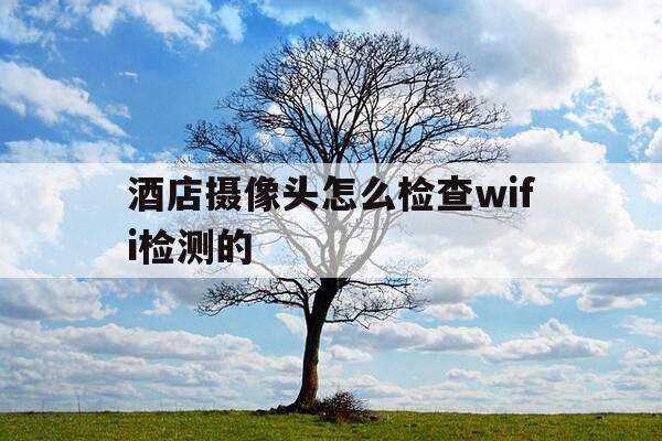 酒店摄像头怎么检查wifi检测的-酒店摄像头怎么检查 wifi检测-第1张图片-优惠活动网