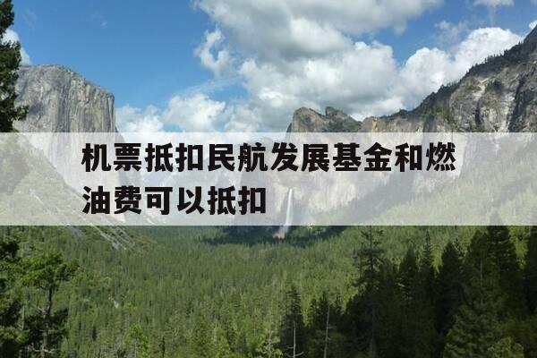 机票抵扣民航发展基金和燃油费可以抵扣-乘坐飞机的,民航发展基金燃油附加费可以凭据报销-第1张图片-优惠活动网 机票抵扣民航发展基金和燃油费可以抵扣-乘坐飞机的,民航发展基金燃油附加费可以凭据报销-第1张图片-优惠活动网
