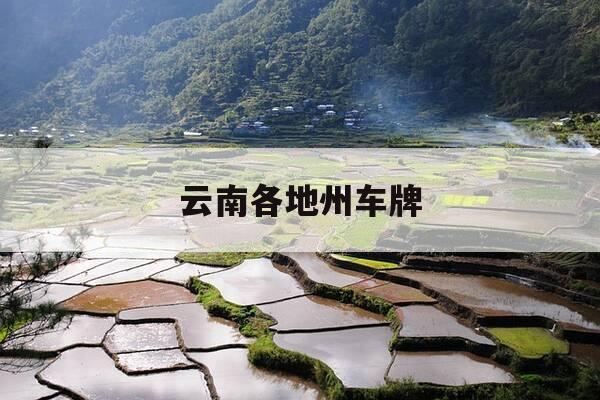 云南各地州车牌-云南各地州车牌字母-第1张图片-优惠活动网 云南各地州车牌-云南各地州车牌字母-第1张图片-优惠活动网