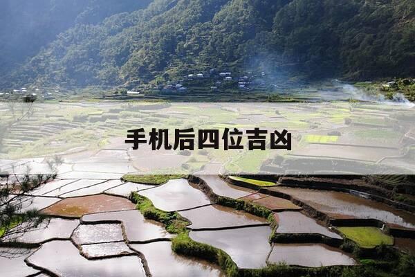 手机后四位吉凶-手机后四位吉凶号码表-第1张图片-优惠活动网 手机后四位吉凶-手机后四位吉凶号码表-第1张图片-优惠活动网