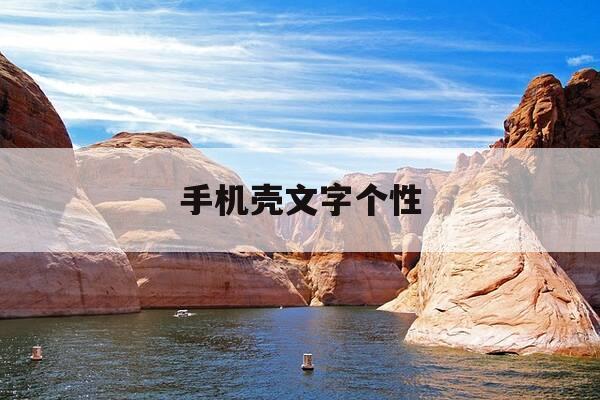 手机壳文字个性-手机壳文字超拽-第1张图片-优惠活动网