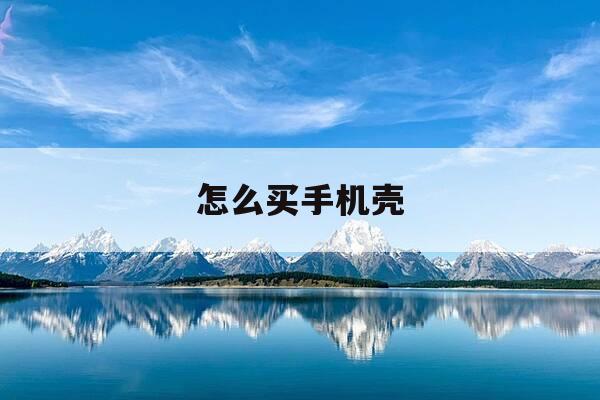 怎么买手机壳-怎么买手机壳不会顶膜-第1张图片-优惠活动网