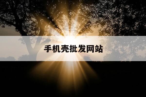 手机壳批发网站-手机壳批发商-第1张图片-优惠活动网