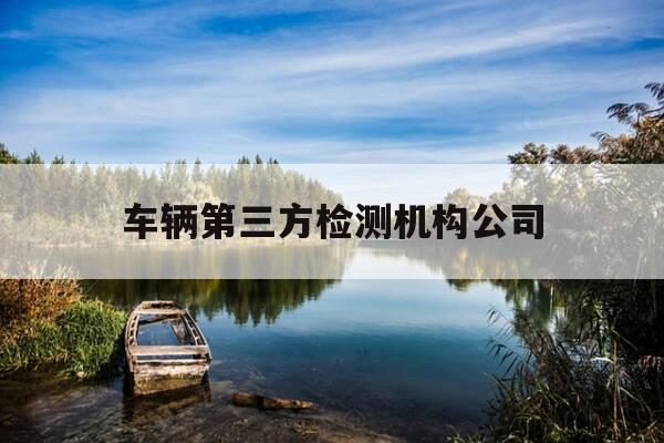 车辆第三方检测机构公司-第三方汽车检测归哪个部门管-第1张图片-优惠活动网