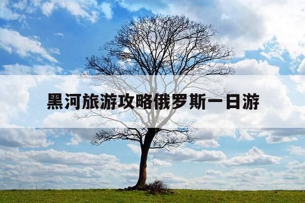 黑河旅游攻略俄罗斯一日游-黑河旅游攻略俄罗斯一日游多少钱-第1张图片-优惠活动网