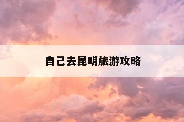 自己去昆明旅游攻略-去昆明旅游怎么样最方便-第1张图片-优惠活动网 自己去昆明旅游攻略-去昆明旅游怎么样最方便-第1张图片-优惠活动网