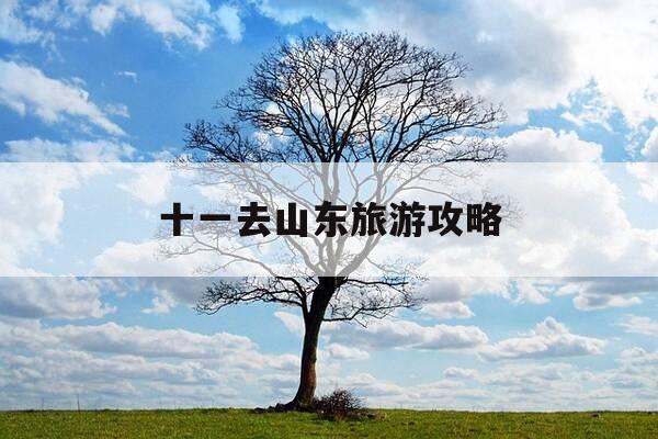 十一去山东旅游攻略-十一山东旅游推荐好去处-第1张图片-优惠活动网